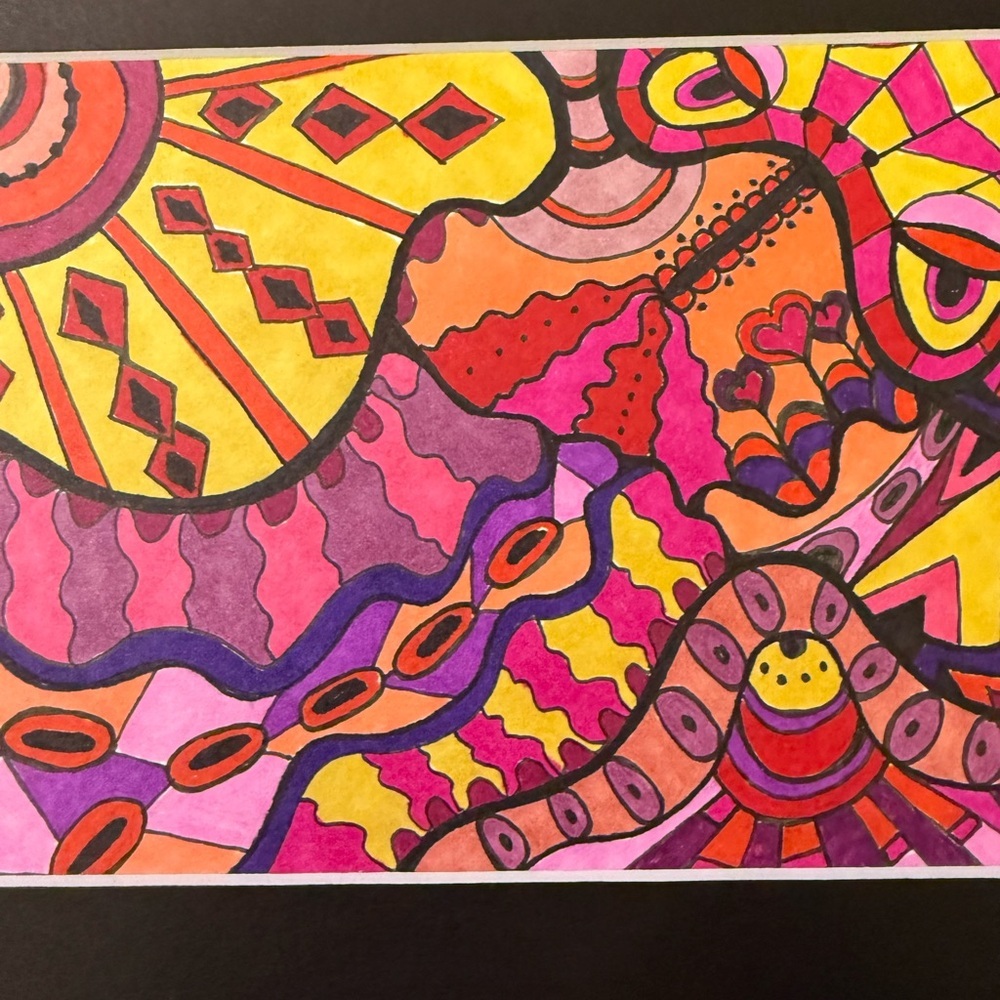 Original Intuitive Abstract Drawing - Picture 6 of 7